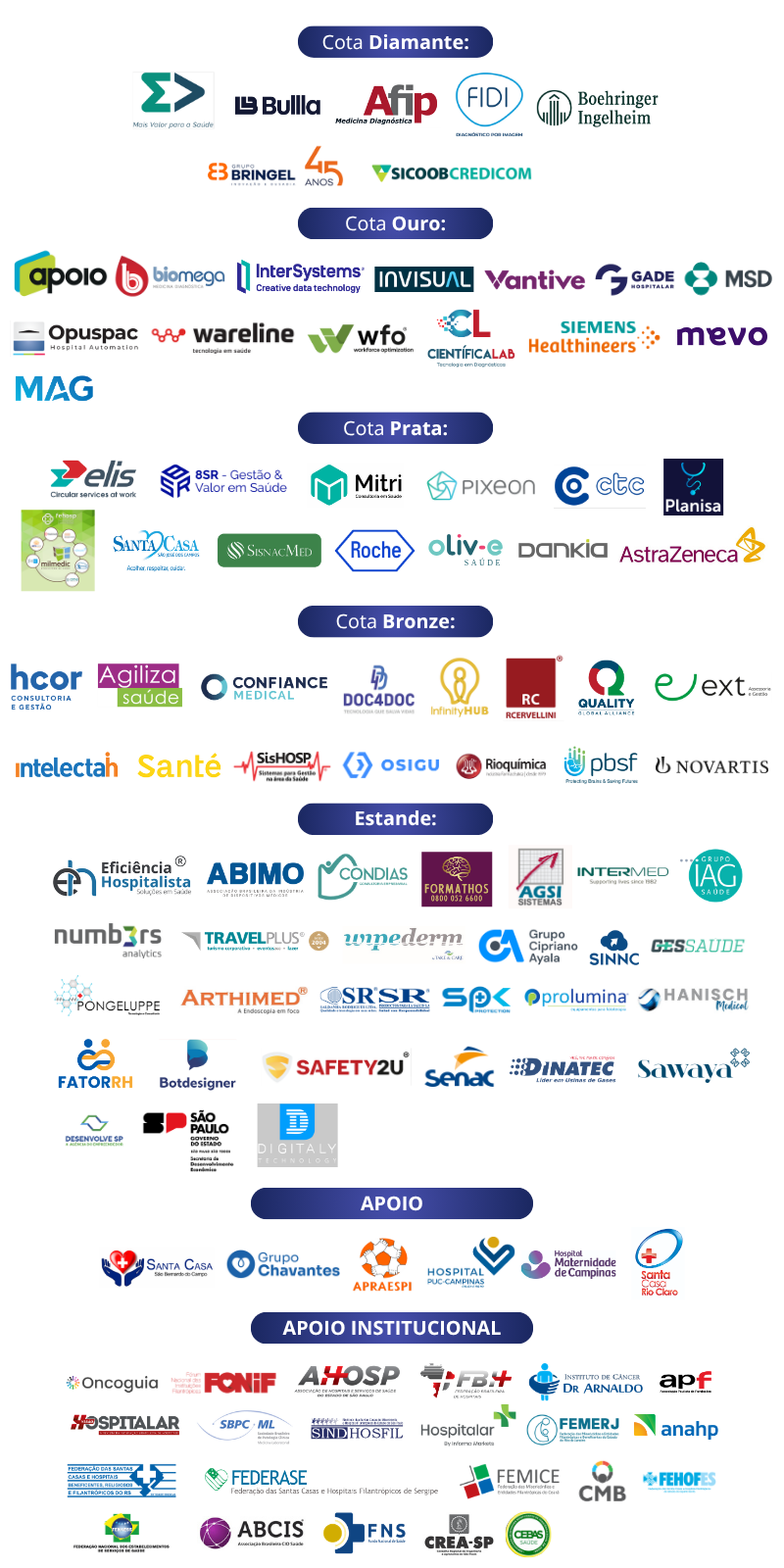 Patrocinadores - Fehosp