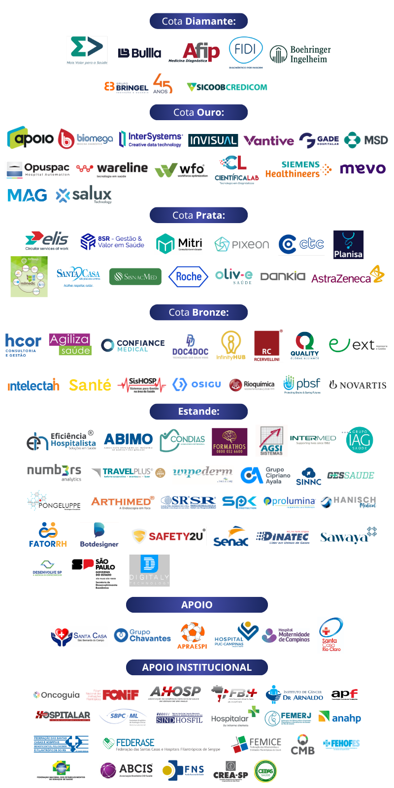 Patrocinadores - Fehosp
