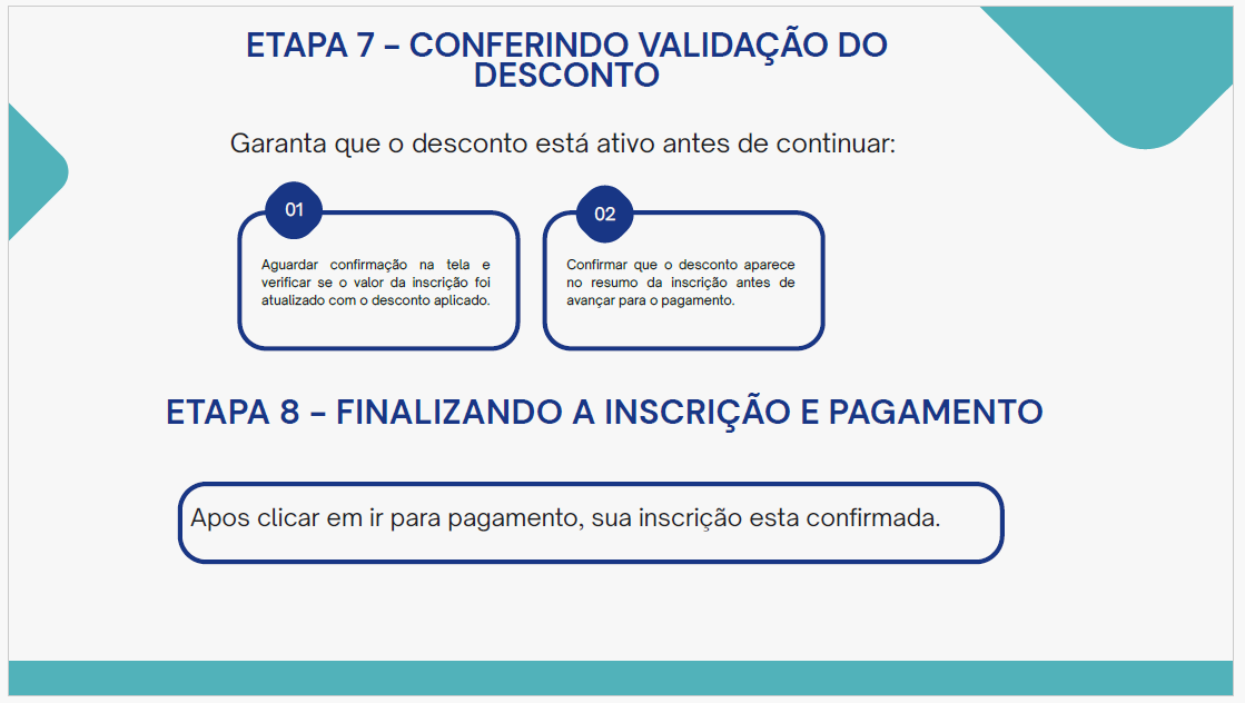 Confirmação e finalização da inscrição no CONAHP 2026